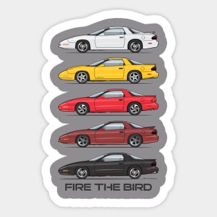 Fire the bird Sticker